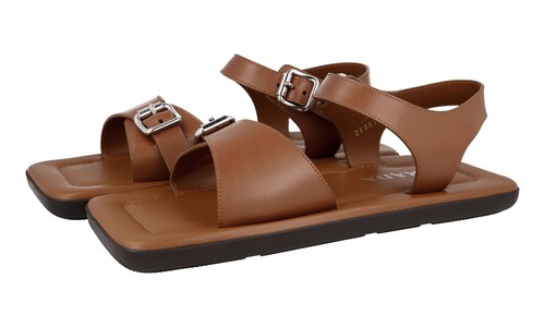 Prada leder runway laufsteg - prada,